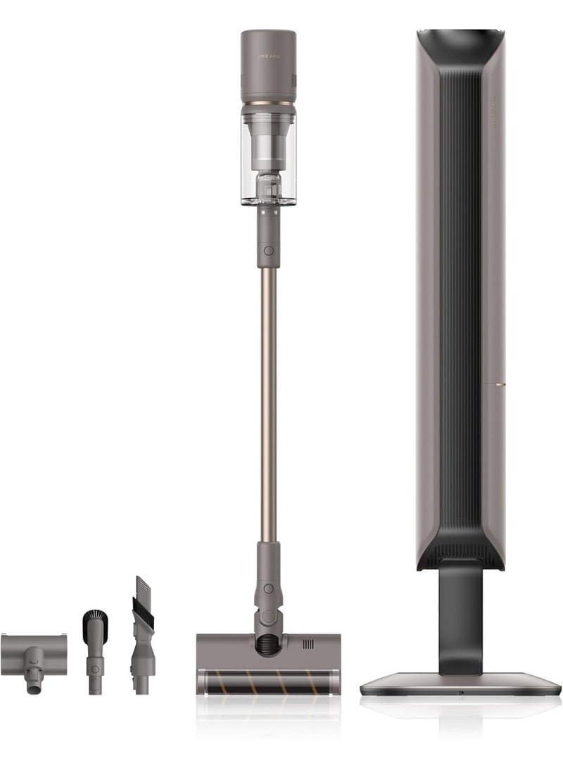 DREAME Z10 Station Cordless Vacuum Cleaner with 2.5L Auto Dust Base, Smart Stick Vacuum Cleaner, Powerful Floor Cleaning for Carpet, Hardwood, Tile & Pet Hair, Lightweight - Image 1