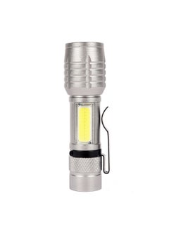 LUSTER Rechargeable and hangable mini flashlight , Silver  - Image 1