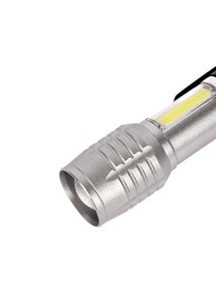 LUSTER Rechargeable and hangable mini flashlight , Silver  - Image 3