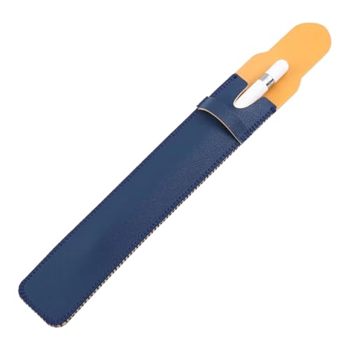 Gowloz Apple Pencil Leather Sleeve Case – Protective Holder Pouch for Apple Pencil 1st & 2nd Generation | Slim Lightweight Stylus Cover for Scratch & Impact Protection (Blue) - Image 1
