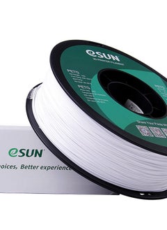 eSUN Esun 3D Printer Filament PETG 1.75 mm Dimensional Accuracy +/- 0.05 mm 1 Kg (2.2 lbs) Spool 3D Printing Material for 3D Printers - Solid White  - Image 5