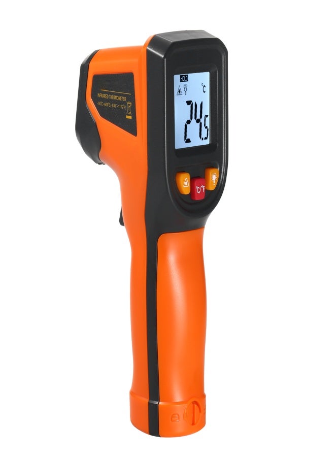 NJTY Infrared Thermometer Non-Contact Digital Temperature-50°C~600°C(-58°F~1112°F) IR Thermometer for Industrial, Kitchen Cooking, Automotive, Not for Human Body Temp - Image 1