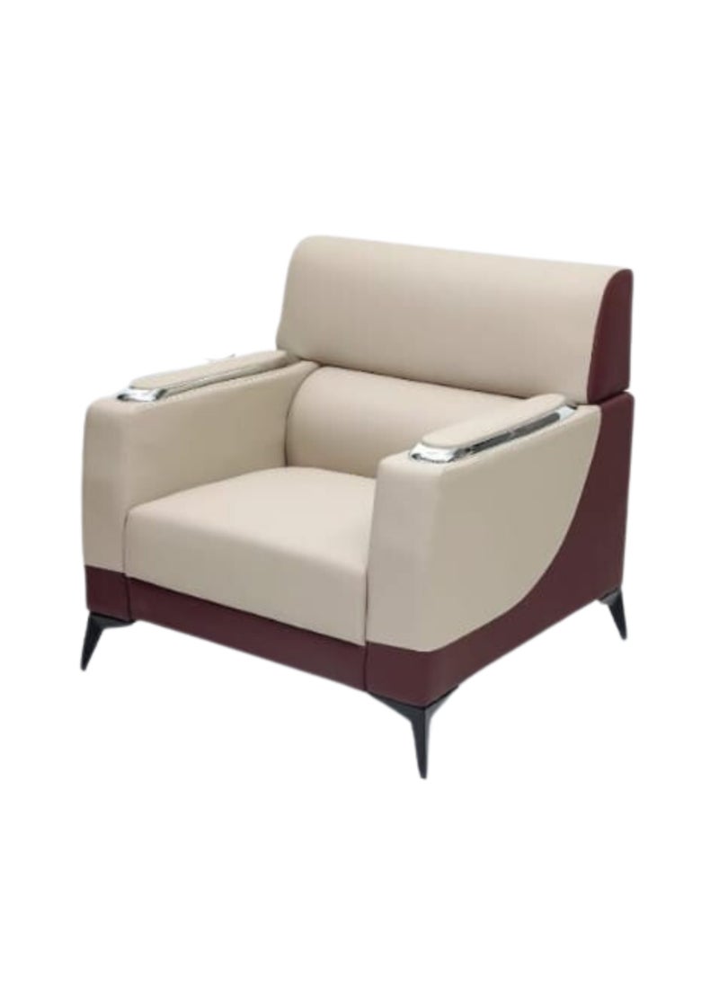 KARNAK - Karnak Luxury Sofa Set For Living Room Home Office, Hotel, Apartment 5 Seater Sofa Set Color Beige - Image 1