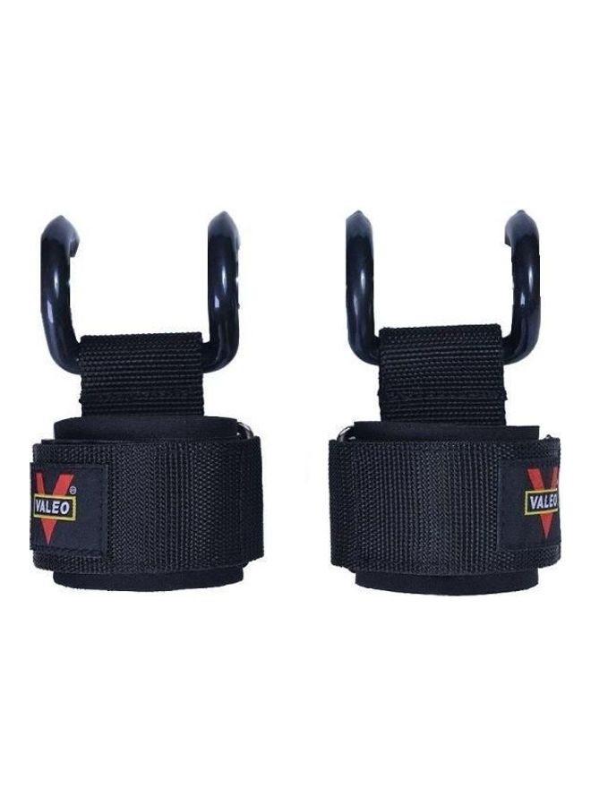 VALEO 2-Piece Weight Lifting Hook Hand Bar Wrist Straps Glove - Image 2