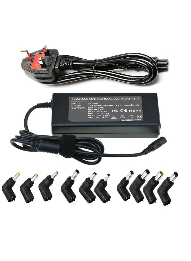 Topleo 90W Univeral Laptop Charger, 15V-20V Power Supply with 10 Connectors, Compatible with 65W 45W AC Adapter for Notebook ACER, ASUS, HP, LENOVO ThinkPad, SAMSUNG, SONY TOSHIBA - Image 1