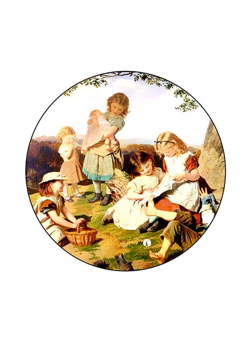 RKN Vintage Art Print Mouse Pad Multicolour