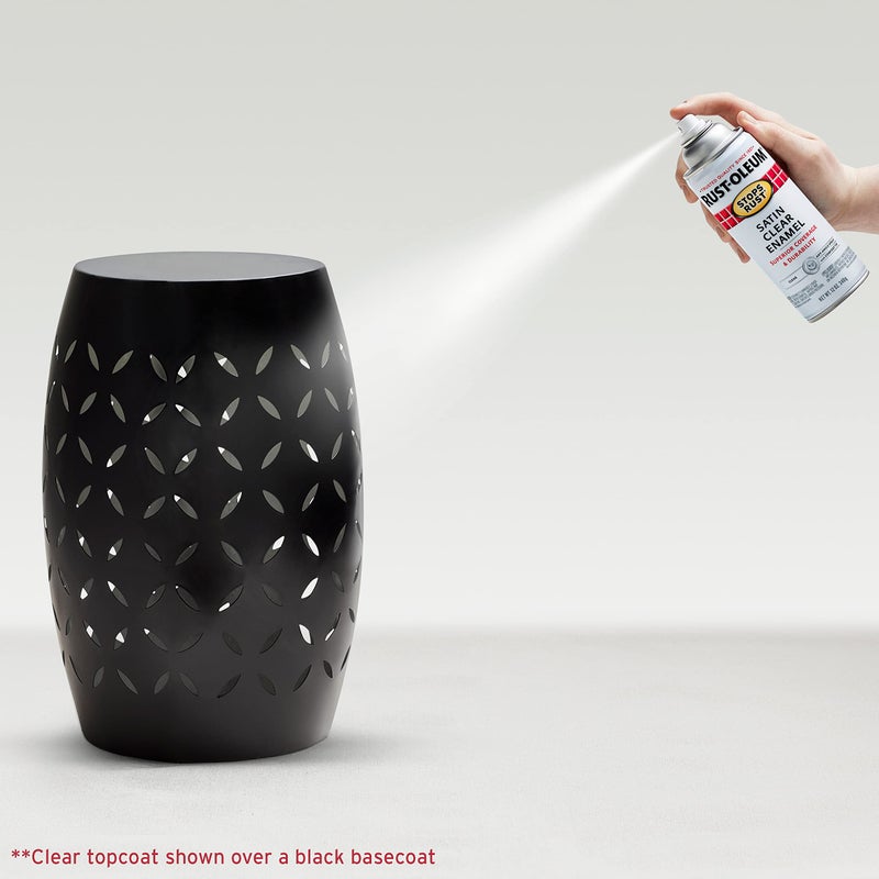 Rust-Oleum 285092 Stops Rust Spray Paint, 12 Oz, Satin Clear - Image 5