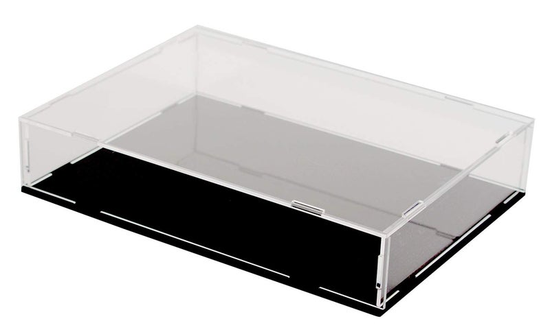 Evron Evron Display Case for Collectibles Assemble Clear Acrylic Box Alternative Glass Case for Display Action Figures Home Storage  Organizing Toys 105x75x2 inch 26x19x5 cm 