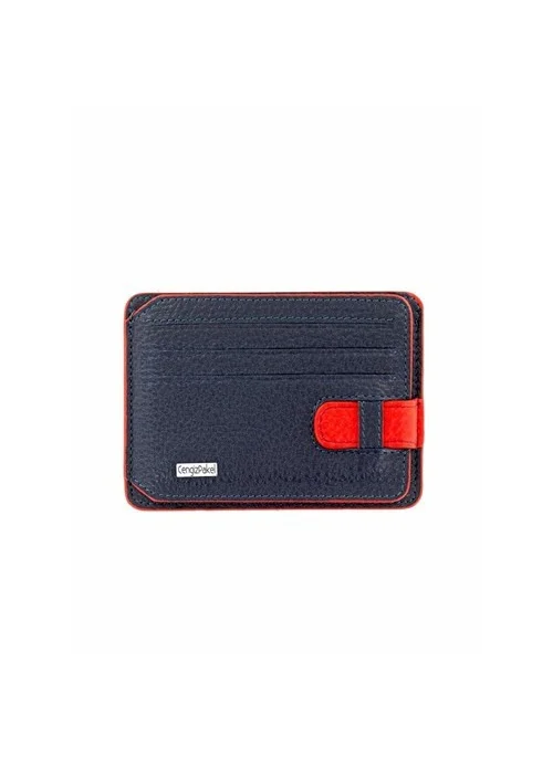 Cengiz Pakel Men's Leather Credit Card Holder Wallets Models 2404