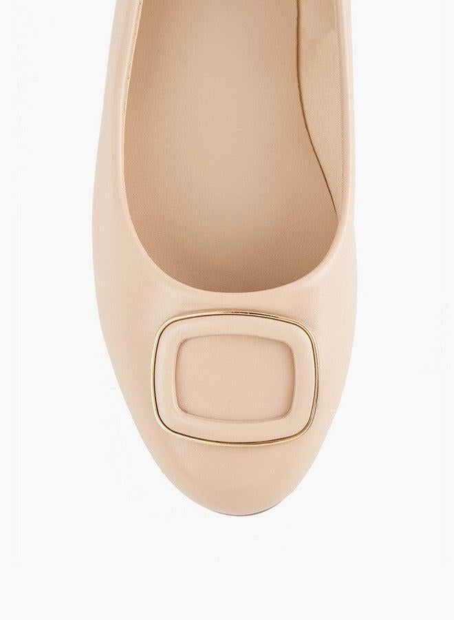 Flora Bella By Shoexpress Solid Slip-On Ballerina Shoes - Image 5