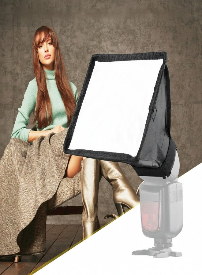 صندوق إضاءة فلاش صغير عالمي قابل للطي، مقاس 17 × 15 سم / 6.7 × 6 بوصة، مع حقيبة حمل، بديل لفلاشات الكاميرا من كانون ونيكون وسوني وجودوكس ويونغنو. - Image 5