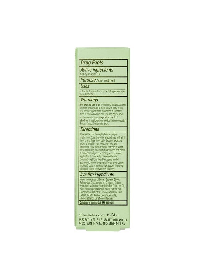 إلف جل إيلف سكين لعلاج حب الشباب، رول أون، لعلاج البقع، مصنوع من حمض الساليسيليك، نباتي وخالٍ من القسوة - Image 5