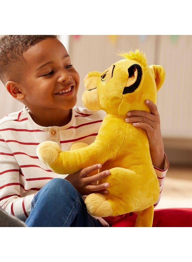 ديزني ستور لعبة سيمبا الناعمة الرسمية متوسطة الحجم من متجر ديزني للأطفال، شخصية محببة ذات ملمس ناعم وتفاصيل مطرزة، شعر وذيل فروي، دمية ديزني المحشوة مناسبة لجميع الأعمار. - Image 4