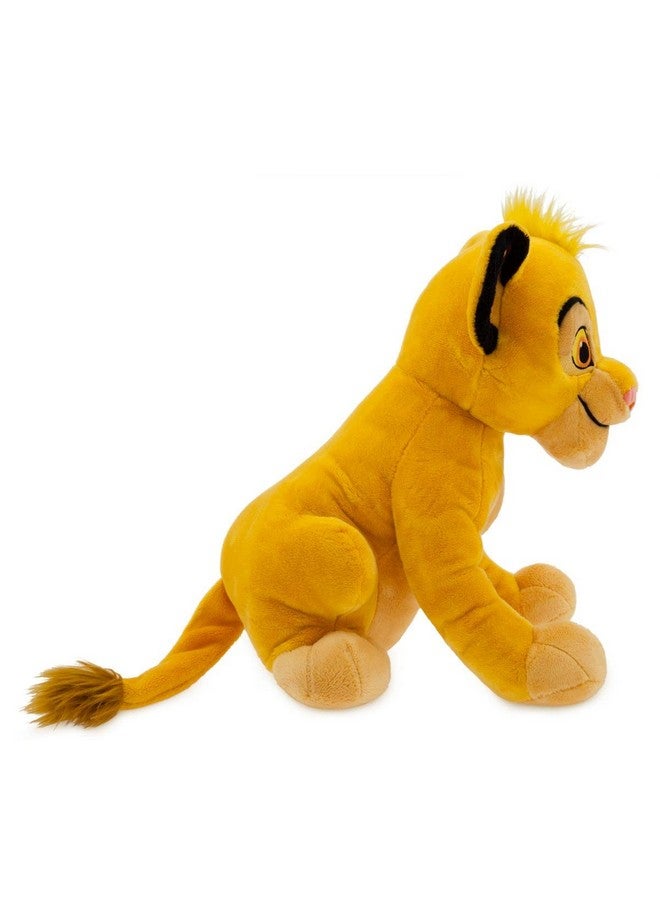 ديزني ستور لعبة سيمبا الناعمة الرسمية متوسطة الحجم من متجر ديزني للأطفال، شخصية محببة ذات ملمس ناعم وتفاصيل مطرزة، شعر وذيل فروي، دمية ديزني المحشوة مناسبة لجميع الأعمار. - Image 3