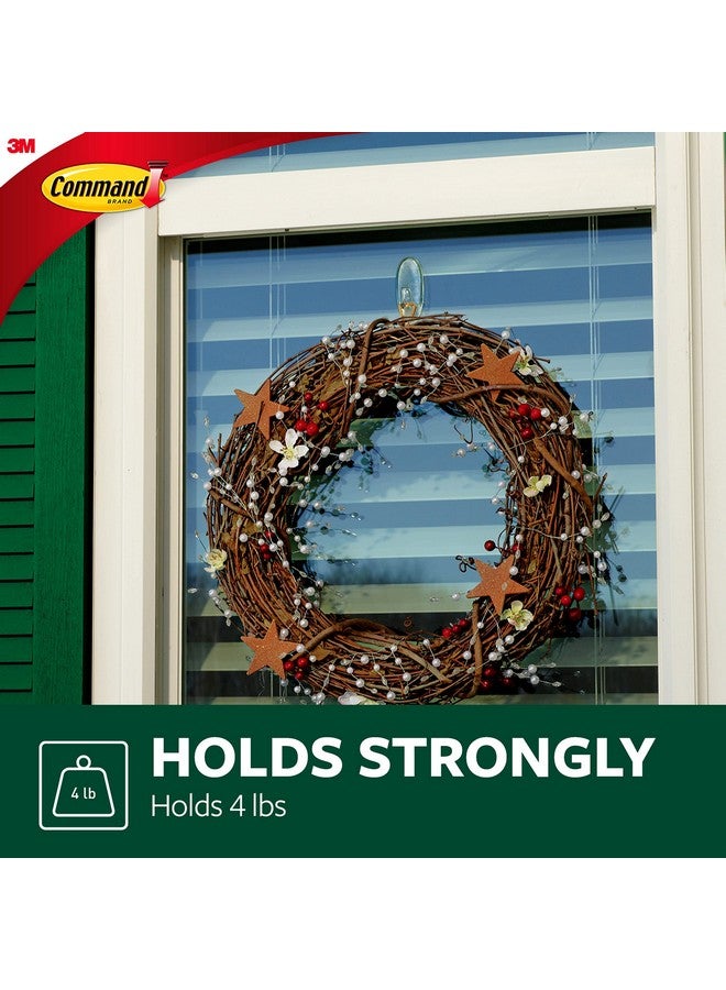 كوماند خطاف نافذة خارجي كبير من Command، شفاف، خطاف واحد، شريطان، تزيين بدون أضرار - Image 4