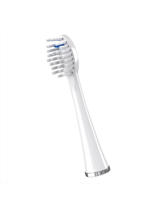 Waterpik Genuine Full Size Replacement Brush Heads With Covers for Sonic-Fusion Flossing Toothbrush SFFB-2EW, 2 Count White - Image 2