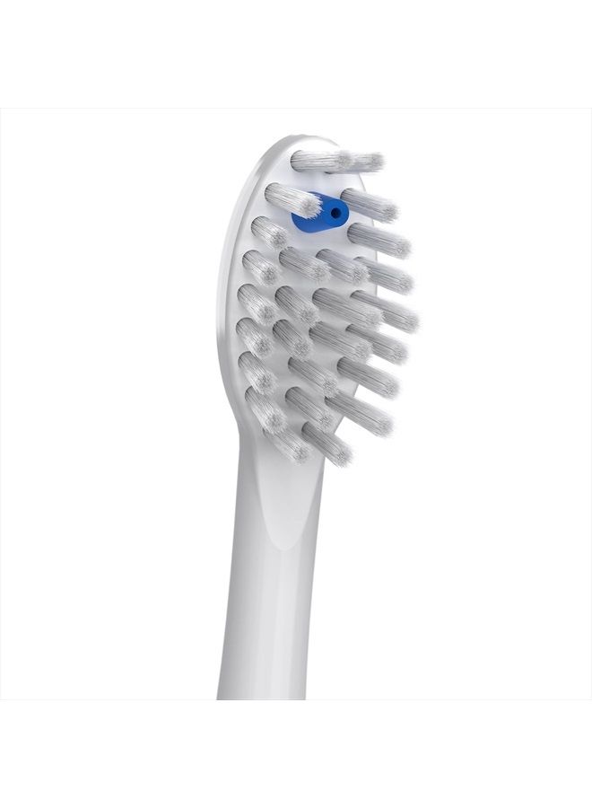 Waterpik Genuine Full Size Replacement Brush Heads With Covers for Sonic-Fusion Flossing Toothbrush SFFB-2EW, 2 Count White - Image 3