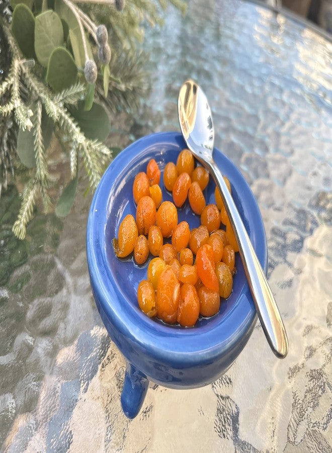 Pretihome طقم ملاعق قهوة ديميتاس مكون من 4 قطع، ملاعق صغيرة للحلويات والإسبريسو والشاي، مصنوعة من الفولاذ المقاوم للصدأ 18/10 بلمسة نهائية لامعة (طقم من 4 قطع) - Image 4