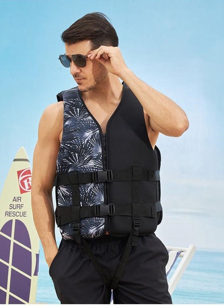 ريبنيو سترة سباحة لون اسود مقاس L - Image 3