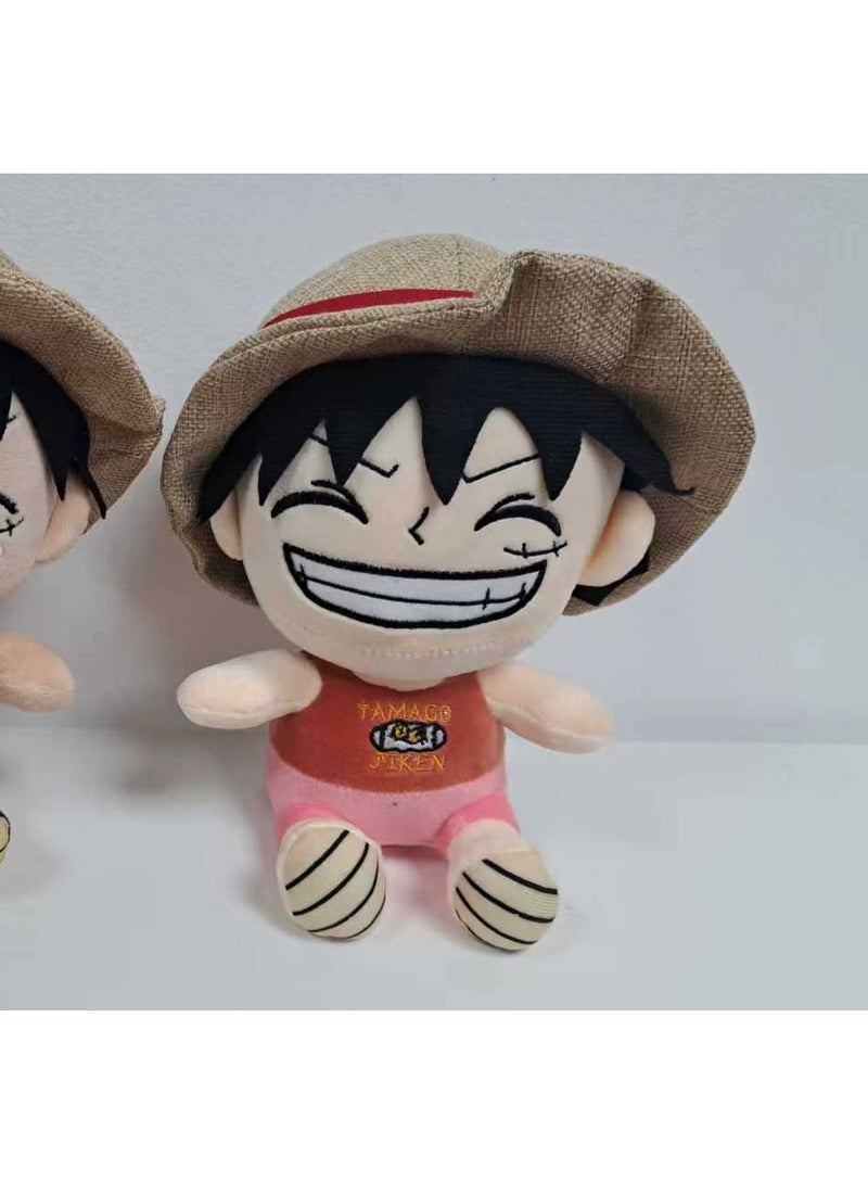 Cartoon anime plush toy of the "One Piece" character