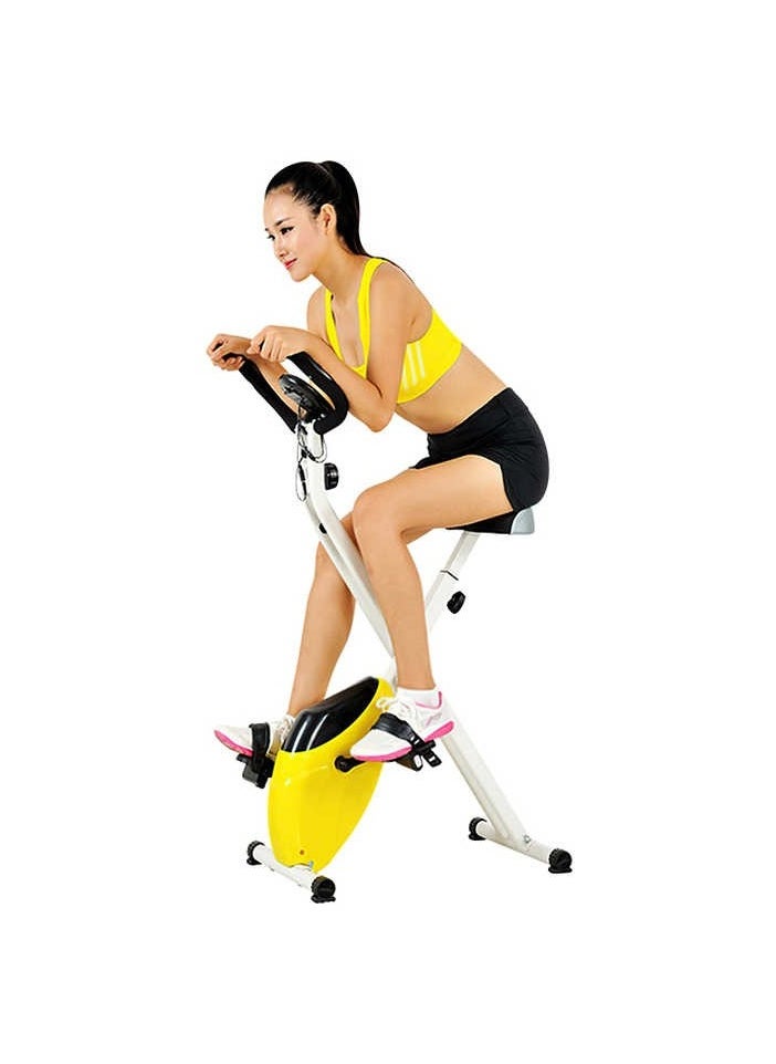 Generic Health & Fitness Indoor Fitness Bicycle – Quiet & Foldable Exercise Bike, Adjustable Resistance & Comfortable Seat – Ideal for Home Cardio & Strength Training  - Image 4