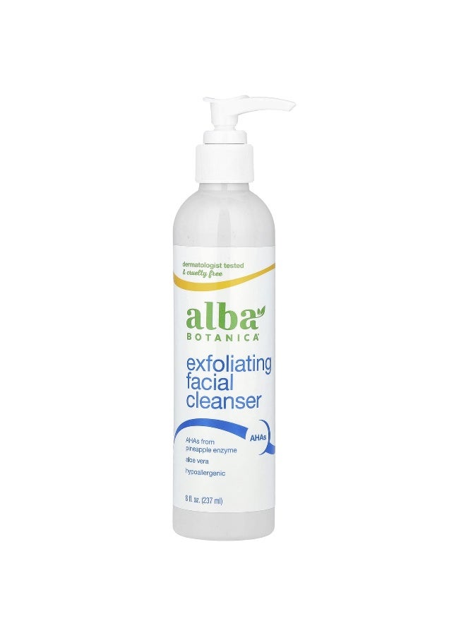 Alba Botanica, Exfoliating Facial Cleanser, 8 fl oz (237 ml) - Image 1