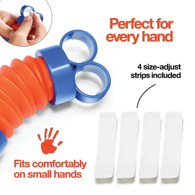 stargo Finger Poppers Hand Gripper Strengthener for Kids Hand Exercisers Pop Tube Mini Fidget Toys - Sensory Toy for Kids - Finger Strengthener and Hand Therapy Stocking Stuffers - Pack of 2 - Image 5