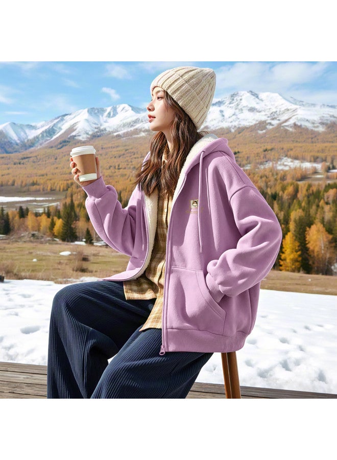 Flying in the snow Casual Jacket Women's 2025 Autumn Winter New Arrival Plus Size Loose Slimming Cardigan Top - Image 3