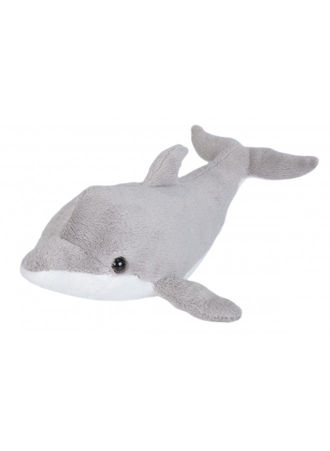 Wild Republic Dolphin plush, Stuffed Animal, Plush Toy, Gifts for Kids, Sea Critters 11 inches