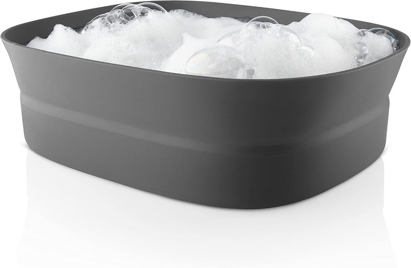 Eva Solo Elephant Grey Collapsible Washing-Up Tray Space-Saving Foldable Dish Tub, Durable Silicone Basin for Kitchen & Camping - Image 1