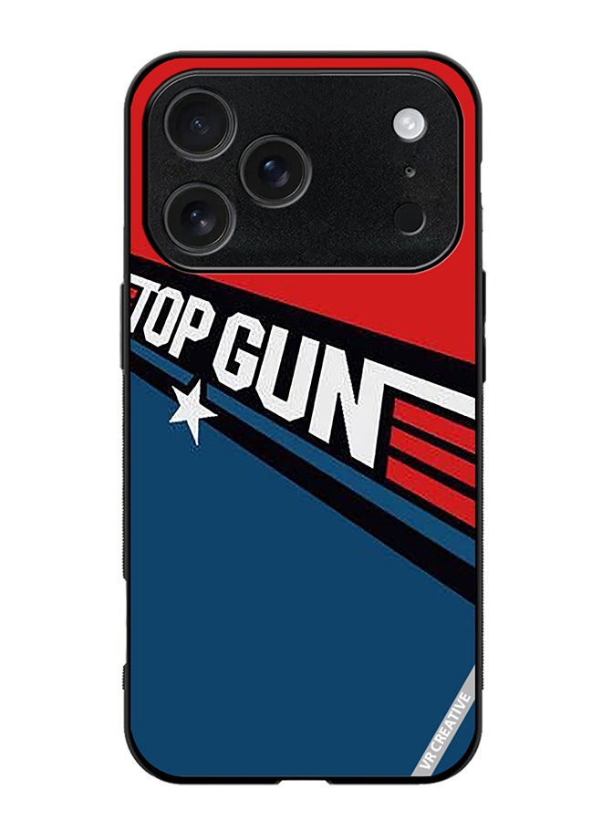 Protective Case Cover For Apple iPhone 17 Pro Max Top Gun Theme Design Multicolour