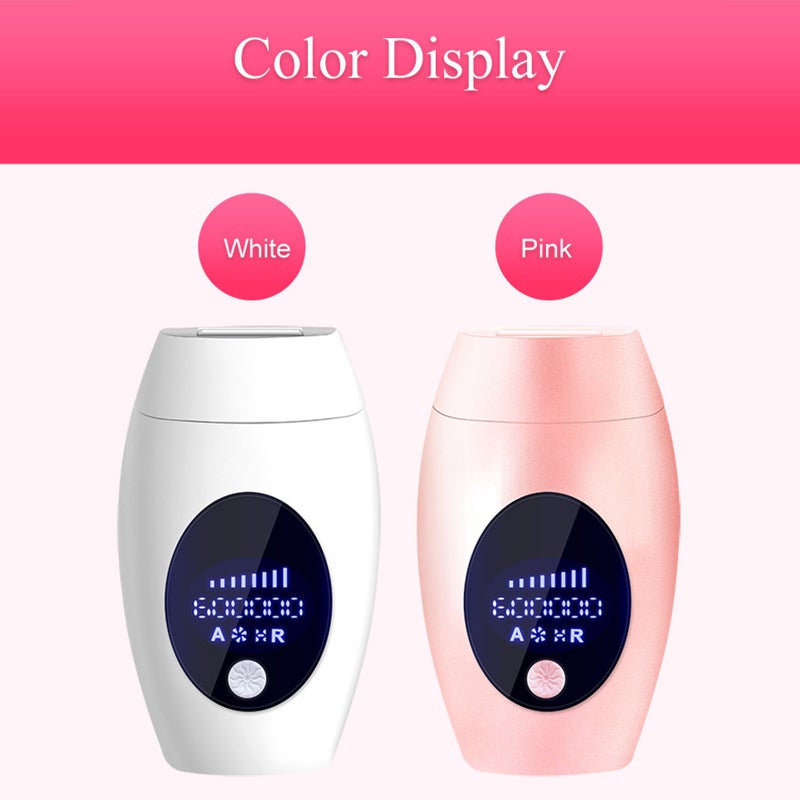 At-Home IPL Hair Removal System for Women and Men Permanent Painless Hair Remover Device 600,000 Flashes 8 Levels for Face Legs Arms Armpits Bikini Whole Body 100-240V - Image 4