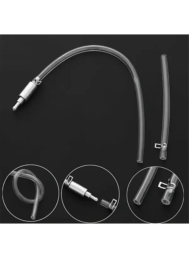 طقم تصفية الفرامل الشفاف مع صمام عدم رجوع أحادي الاتجاه ومجموعة أنابيب المياه للسيارة والدراجة النارية - Image 3