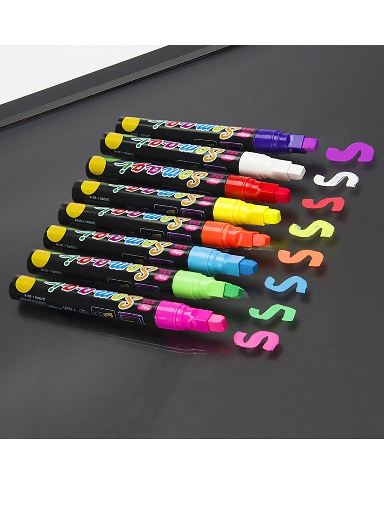 Generic 8-Piece School Art Painting Chalk Highlighter Pen Set Multicolour  - Image 1