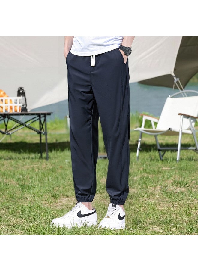 EPTISON 2025 Summer Stretch Casual Pants - Soft, Versatile, Loose-fit Men's Cropped Trousers - Image 2