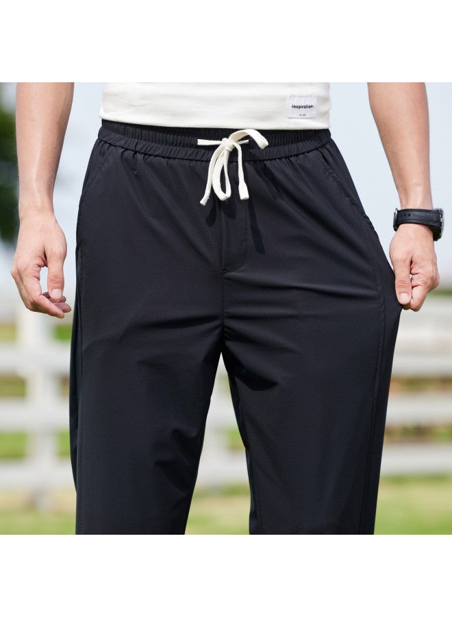 EPTISON 2025 Summer Stretch Casual Pants - Soft, Versatile, Loose-fit Men's Cropped Trousers - Image 5