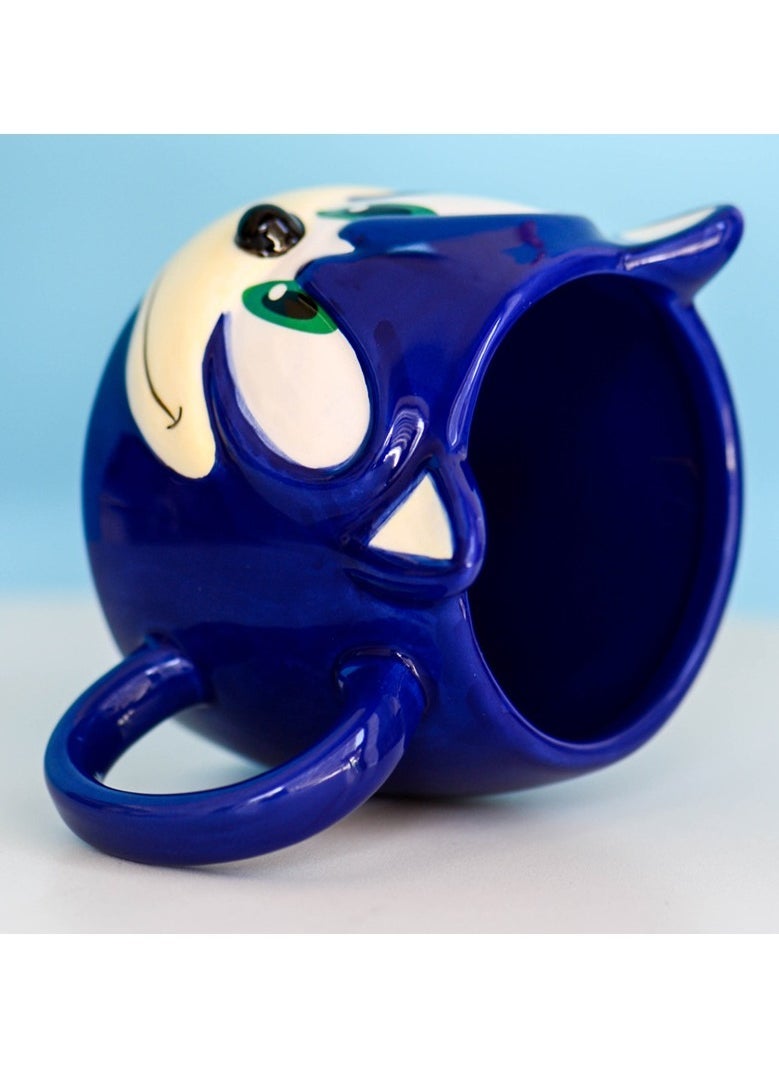 general Sonic Hedgehog mug, blue anime ceramic doll cup game merchandise water cup teacup (320ml) - Image 3