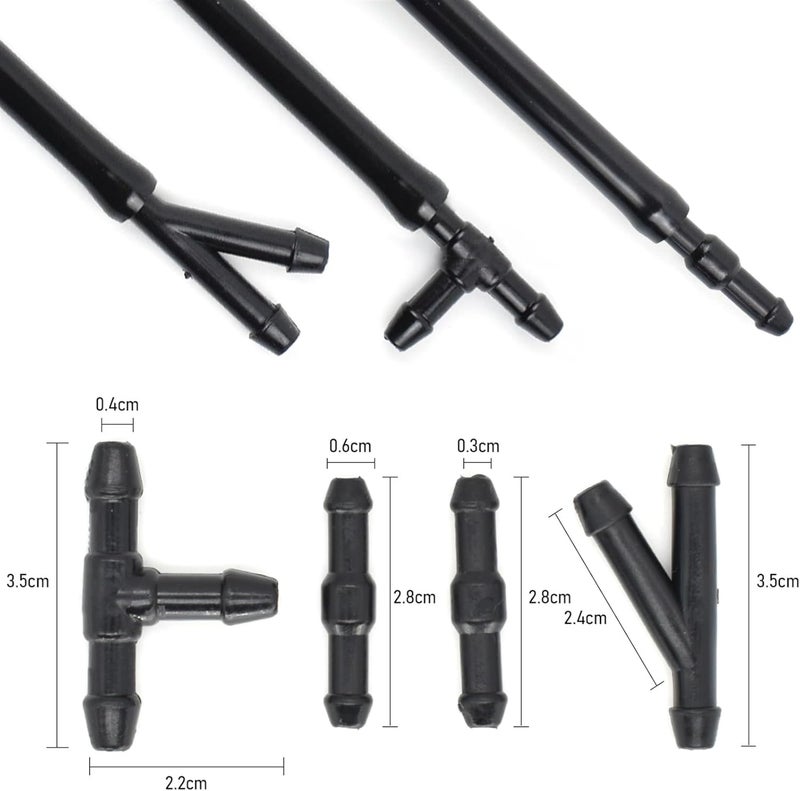 DEMULAX Windshield Wiper Nozzle and Hose Kit - Image 4