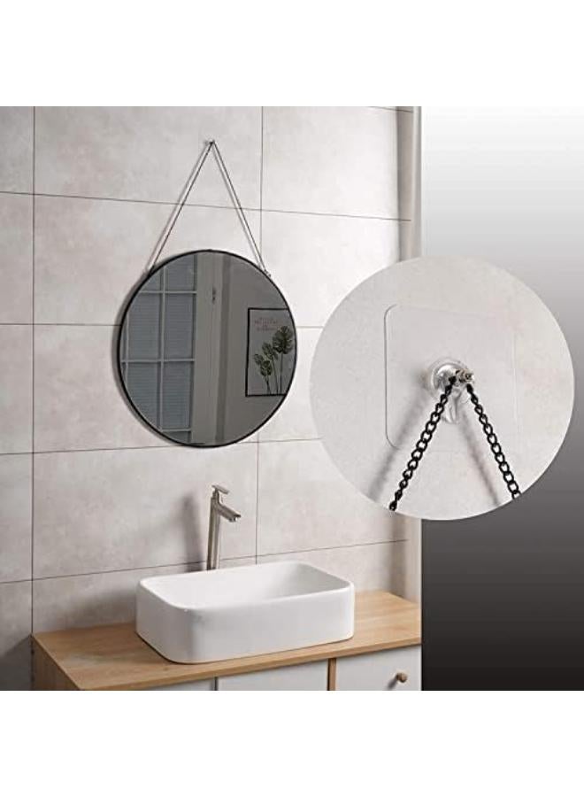 Nail Free Wall Hook Screw Adhesive Non-Trace No Drilling For Bathroom Shower Kitchen Installation Hanging, Waterproof Transparent Screws Hook -Transparent(Pack Of 10) - Image 2