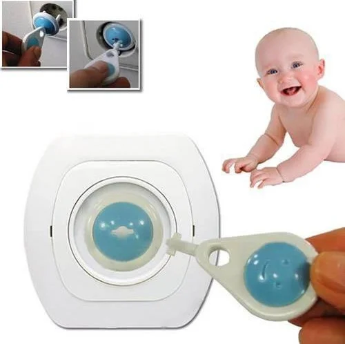 ANKA Child Protection Socket Lock with Key 6 Pieces