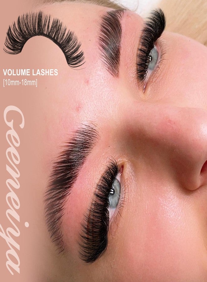 Geeneiya Volume Lash Clusters D Curvature Eyelash Clusters Thick Cluster Eyelash Extensions Wispy Individual Lashes Extensions Waterproof Lashes DIY at Home for Beginners with Lash Map - Image 4