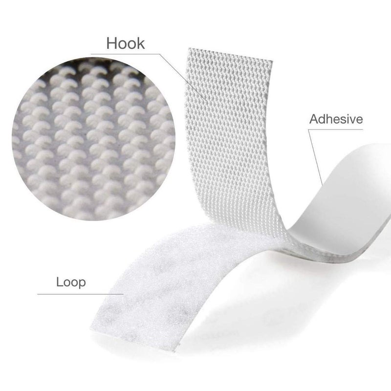 DIY Crafts Pack Of 2 Pcs, Upgrade Hook Loop, Upgrade Hook Loop Adhesive Tape Self - Adhesive Mounting Sticky Double - Sided Mounting Fasten Tape Interlo (Pack Of 2 Pcs, Upgrade Hook Loop) - Image 3