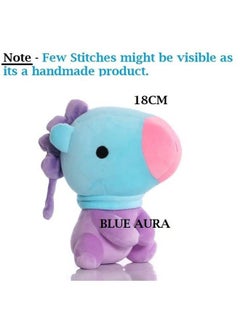 Blue Aura Bts Plushies Toy Mang 19Cm Big Size Bt21 Sitting Stuffed Plush Soft Toy (Mang 19Cm Plush)  - Image 3