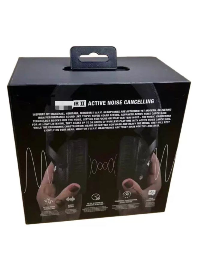 Generic - For Marshall MONITOR II ANC Bluetooth Headset Subwoofer MARSHALL Headset-Color:Black - Image 1
