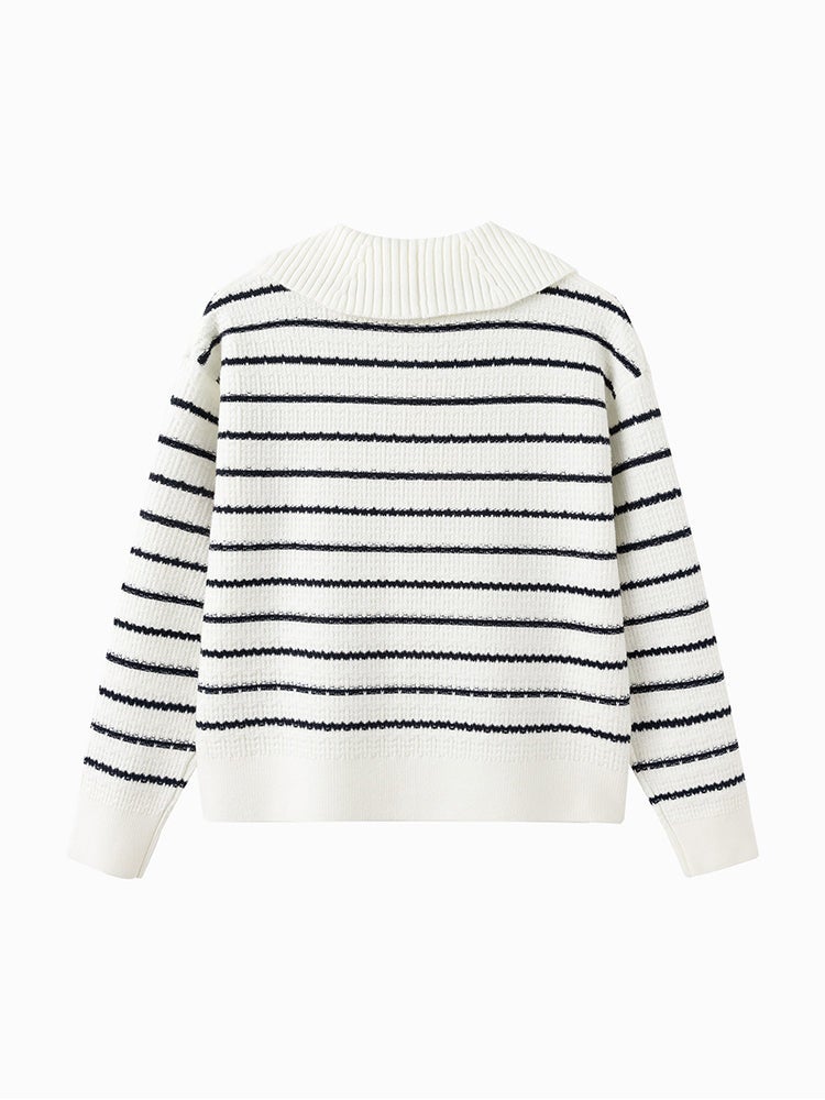 بالابالا جاكيت كارديغان مخطط للبنات - Image 2