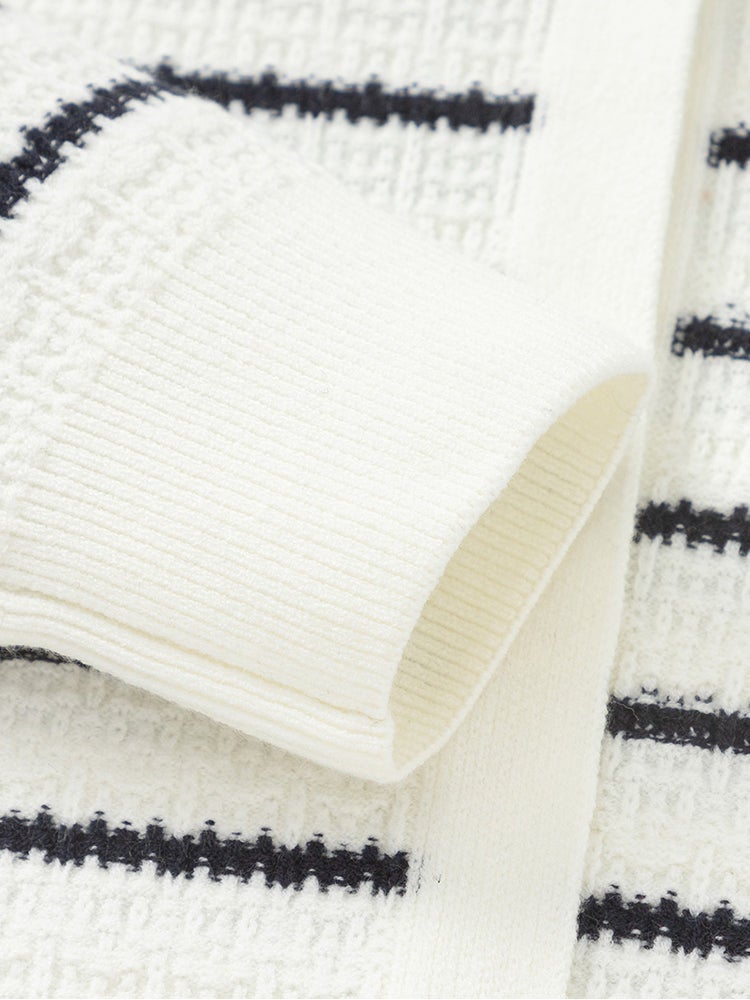 بالابالا جاكيت كارديغان مخطط للبنات - Image 4