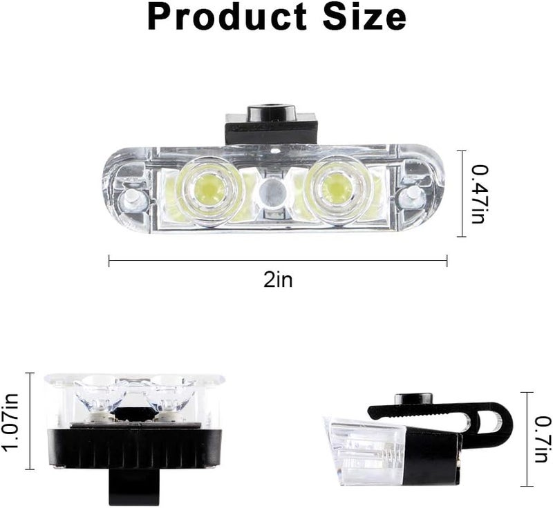 أضواء وميض شبكية 16LED بيضاء للوحة القيادة وحاجب الشمس، أضواء فلاش شرطة للسيارة والشاحنة وسيارة الإسعاف، تحذير طارئ مع جهاز تحكم عن بعد لاسلكي 12V - Image 2