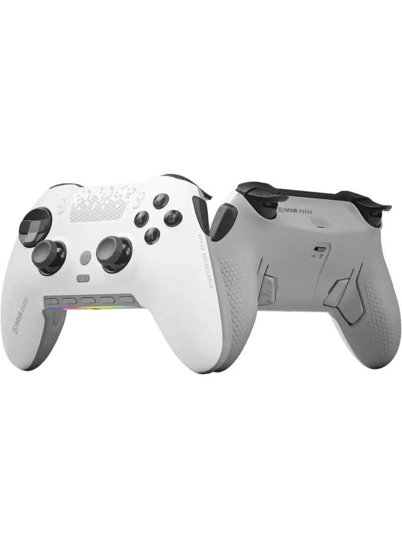 SCUF ENVISION PRO v1 Wireless Gaming Controller for PC White/Black - Image 2