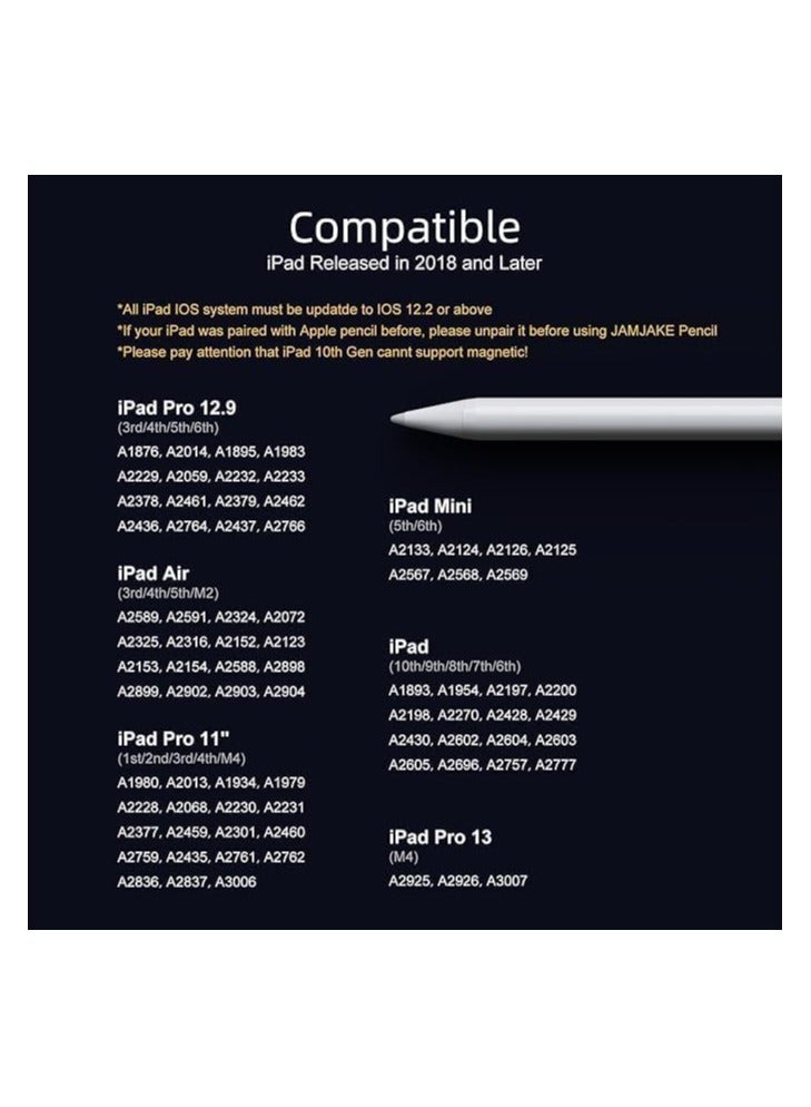 traditious Universal Stylus Pen for Touch Screens - Touch Pen for Mobile, Compatible with all iOS & Android Devices,iPad, iPhone,Laptop,Samsung Phones Tablet Pencil Huawei Pad - Ideal for Drawing & Handwriting - Image 4