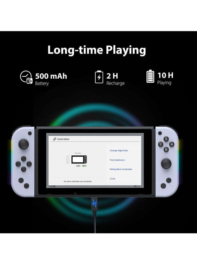 General Nintendo switch JOYCON handle supports one-click wake-up Bluetooth handle NS somatosensory vibration RO G light  - Image 5